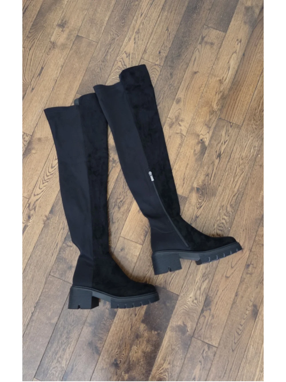 ErikenUrben Black Over the Knee Boots Womens Size 8.5